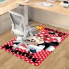 1pc. Cute Minnie Mouse Polka Dot Rug for Home Office Chair Cover Outdoor Giftz041026