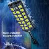 New LED Strong Light Street Light Three Row COB Solar Lights Balcony Induction Light Garage Remote Control Light Outdoor Courtyard Garden Lighting