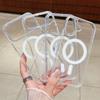 Clear Acrylic Phone Case For iPhone 17 Air 16 15 14 13 11 12 Pro Max Mini 8 7 Plus XS For Magsafe Wireless Charge Cover