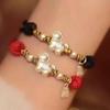 2026 Year of the Horse Red String Bracelet for Women - Woven Rope Gift for Girlfriend