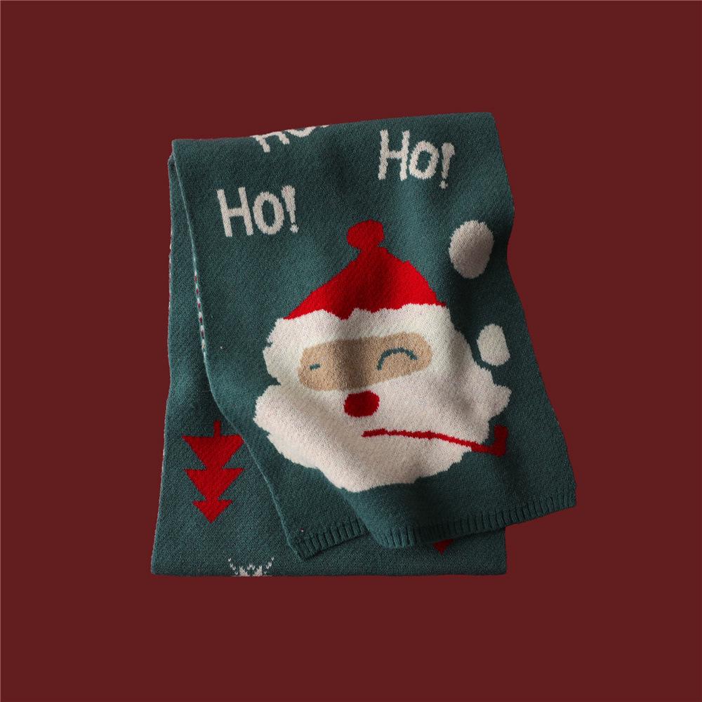 Czerwony szalik Świętego Mikołaja dla kobiet - Wszechstronny, ciepły i uroczy prezent świąteczny