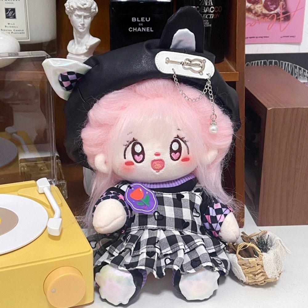 

Multi Color 20cm Cotton Doll Clothes Skirt 20cm Doll Flower Dress Cotton Doll Accessories style 6