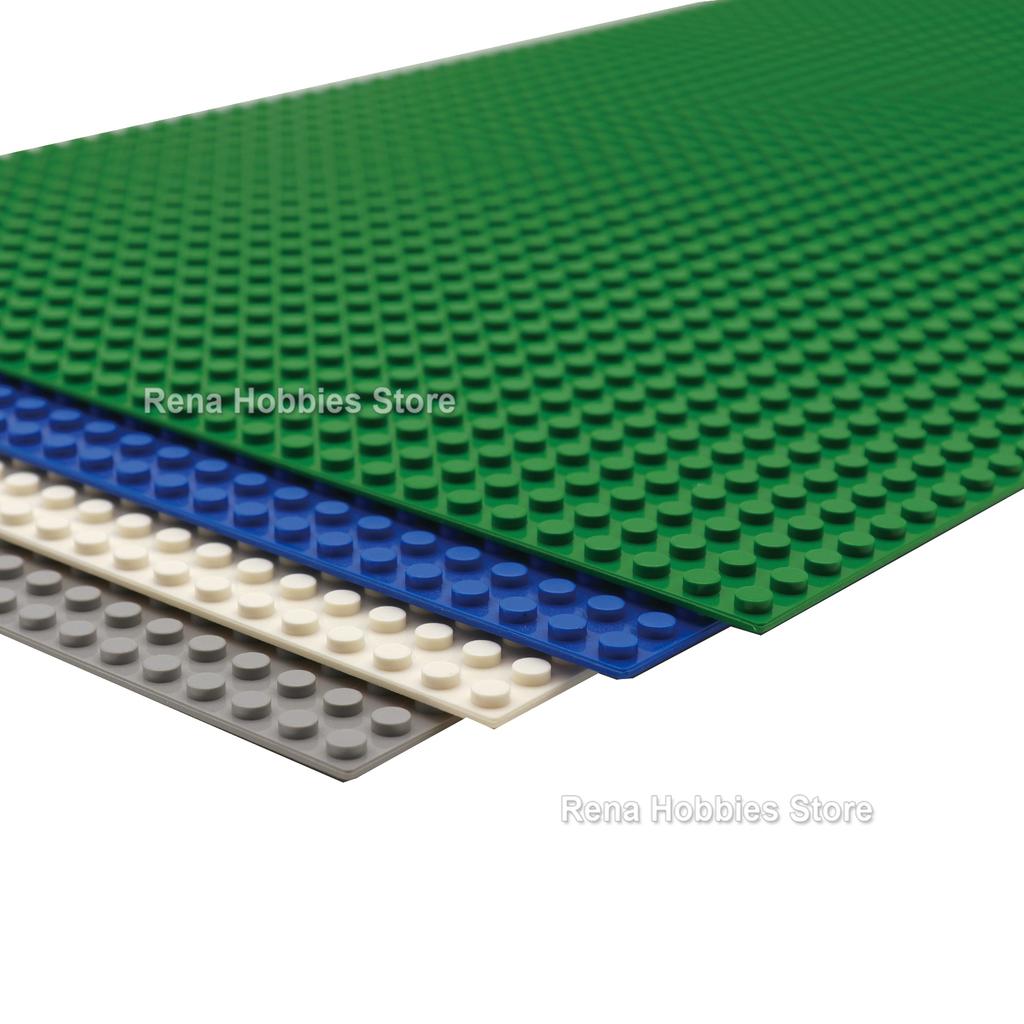 3PCS 32x64 Dots Baseplate DIY Assembled Small Building Blocks Classic Bricks Base Plate for MOC City Figures Construction