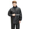 Electric Motorcycle Split Raincoat and Rain Pants Set with Reflective Strips for Outdoor Riding and Labor Protection.