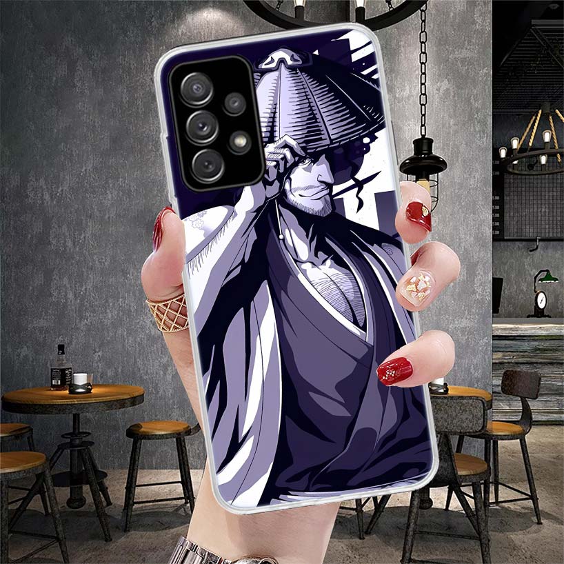 Bleach Kyoraku Shunsui Soft Phone Case For Samsung Galaxy A13 A14 A15 A16 A17 A53 A54 A55 A56 A57 A33 A34 A35 A36 A37 A23 A24 A2