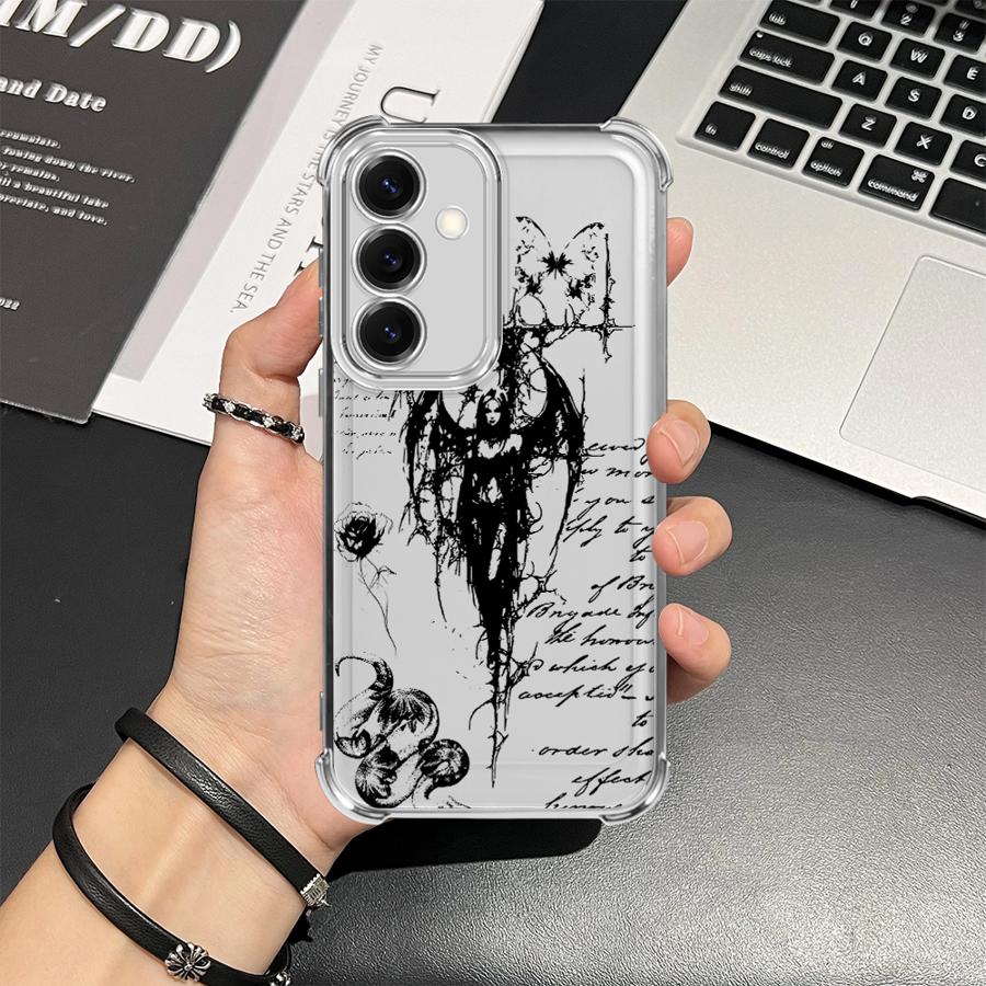 Custodia Retro Cupido Angelo per Samsung Galaxy A24 A52 A54 A34 A15 A05 A33 A50 A07 A53 A73 A13 A12 A03 A23 A51 A14 A04 A16 A06