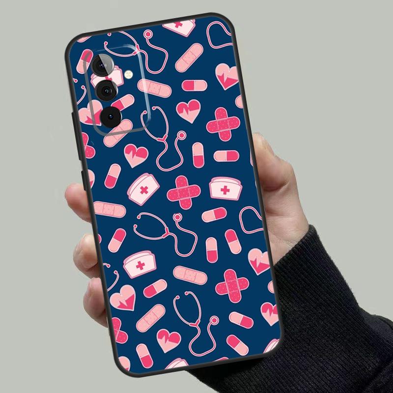 

Стетоскоп Сердце Медсестра Чехол Для Samsung Galaxy A52 A32 A22 A12 A54 A34 A24 A14 A51 A71 A73 A53 A33 A23 A13 Чехол Samsung A24 4G