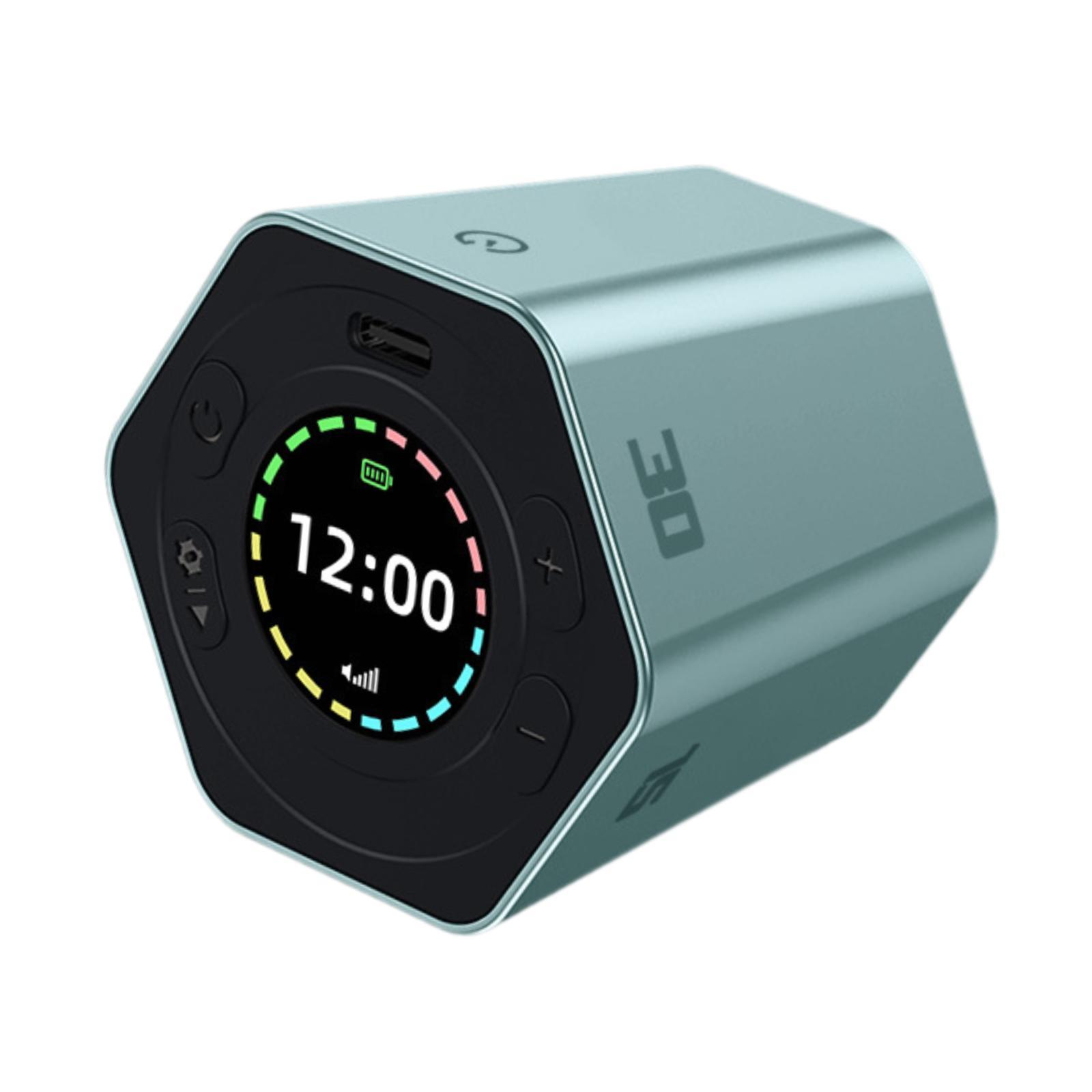 

Pomodoro Timer 5/15/25/30/45/60Min Custom Countdown Mute Gravity Sensor Kitchen Timer for Office Task Workout Reading Work синий