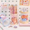 Large Capacity Pencil Holder Cartoon Pen Container Cute Pen Storage Box  Desk Organization