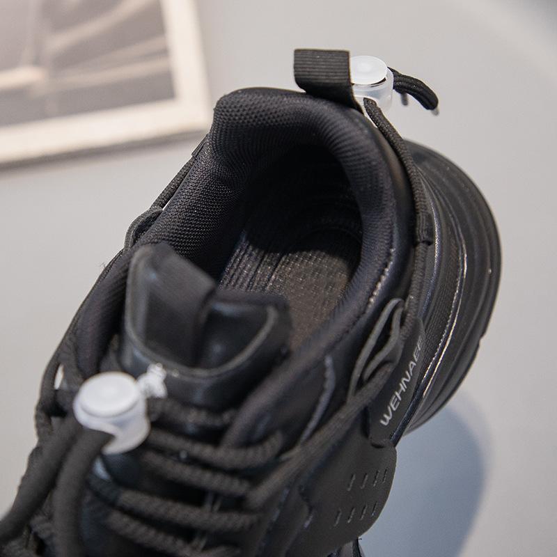 Spring Snap Sneakers Women's Shoes Fashion Versatile Dad Shoes Design Sense Outdoor Running Shoes Comfortable Platform Casual