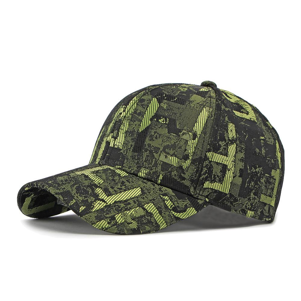 Fashion Geometric Print Baseball Cap Adjustable Sun Hat Casual Sports Trucker for Men Women