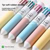 Drawing-specific Ballpoint Pen Labeled Notebook with Press-down Cartoon Soft Grip Colored Pen for Students