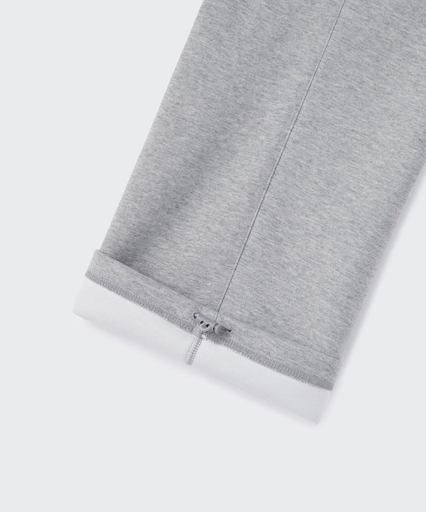 Musinsa Standard [Cooltandard] One-Pleat Wide Lounge Sweatpants [Medium Grey]
