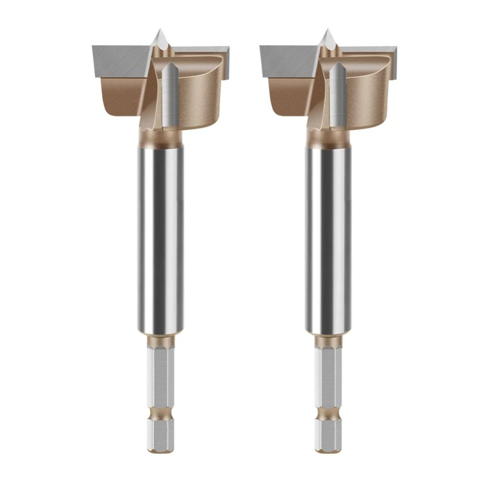 Double Edge Opener Hinge Boring Bit 10-50mm Hole Opener Tool DIY Expanding Drill Bit  1/4in Shank