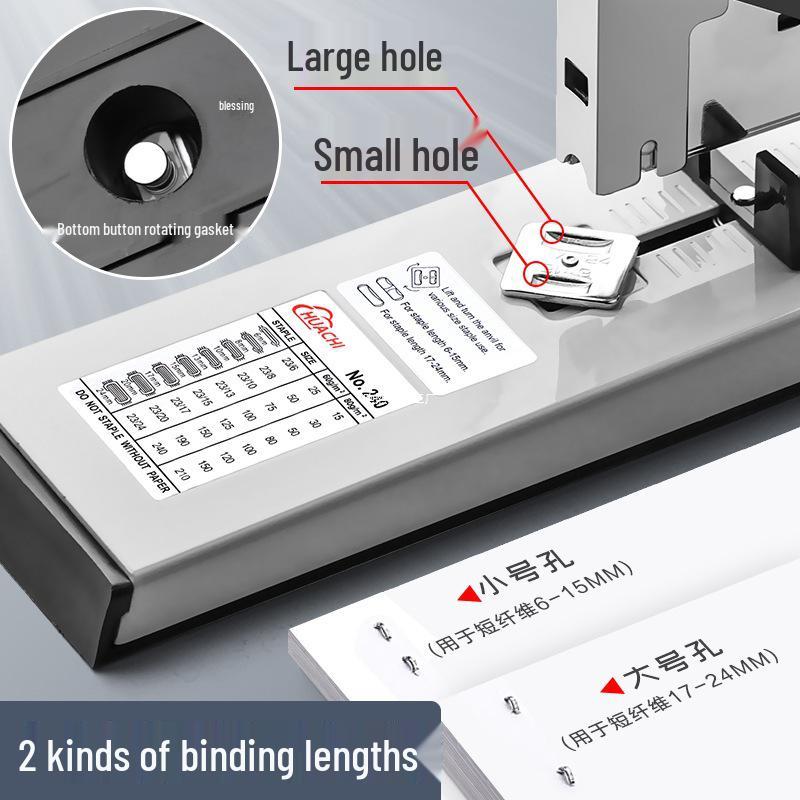 Effort-Saving Heavy-Duty Multifunctional Stapler for Office and Student Use