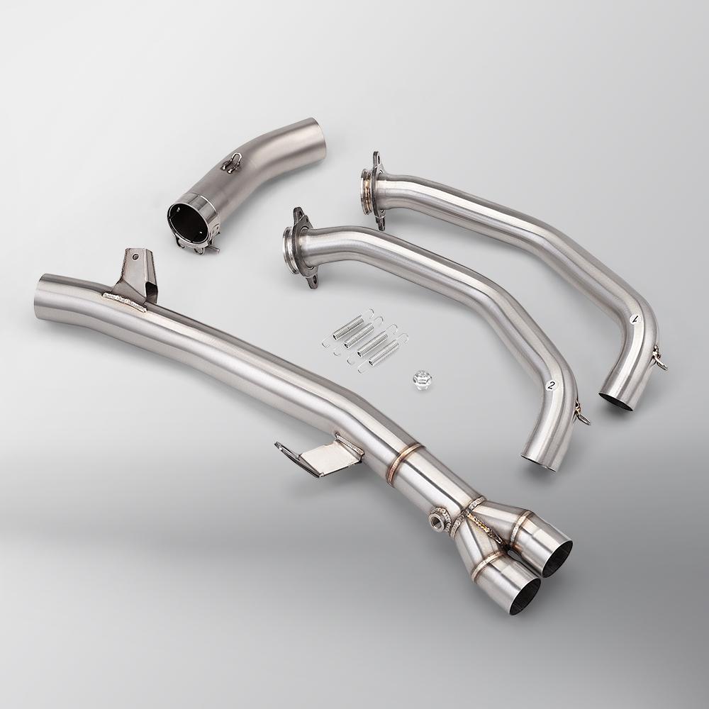 Header Link Pipe For XL 750 XL750 Transalp 750, 51mm Slip-On original muffler Motorcycle Exhaust Escape Muffler