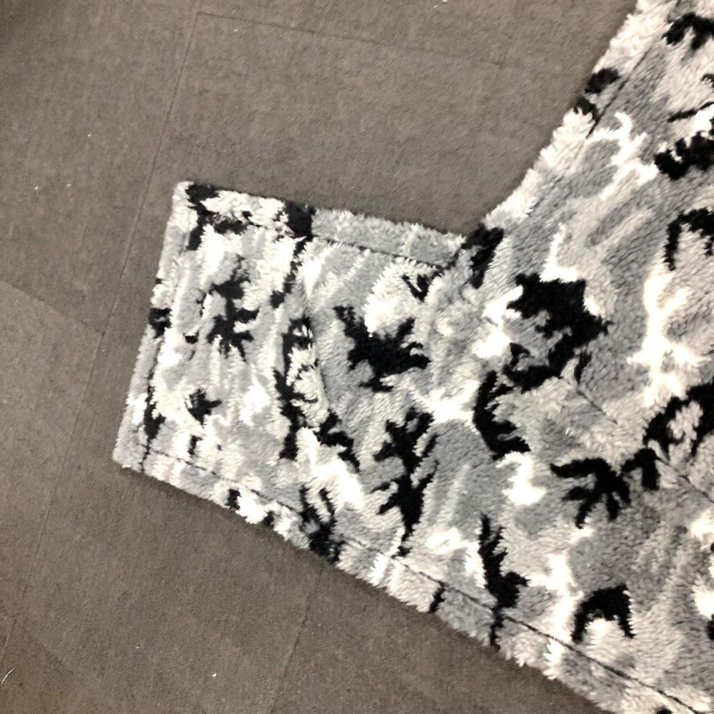 BALENCIAGA 673572 logo Stole/Shawl Large shawl Big size boa camouflage Scarf