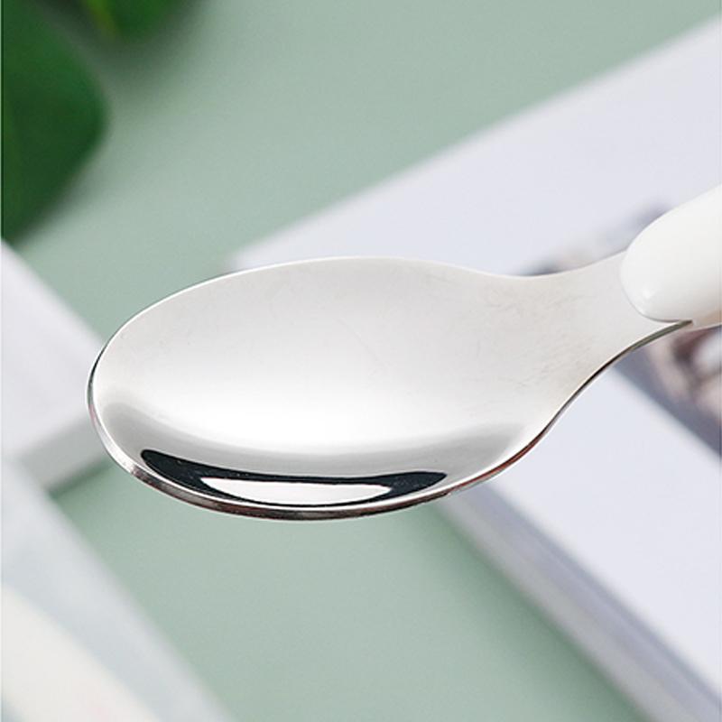 Baby Füttergeschirr Set Kinder Utensil Edelstahl Kleinkind Essgeschirr Besteck Cartoon Säuglingsnahrung Fütterlöffel Gabel