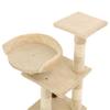 Cat Scratching Post with Sisal Scratching Posts 65 Cm Beige