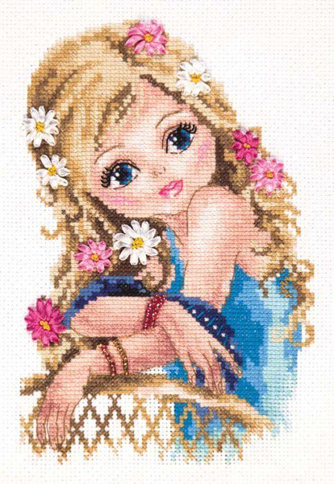Kit de Broderie au Point de Croix - MAGIC NEEDLE - 80-10 - Coton - Multicolore - 13 x 20 cm