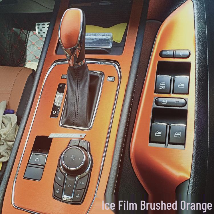 Carbon Fiber Gear Sticker for Dongfeng Fengguang 580 Smart Edition Interior