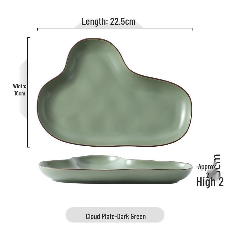 

Retro Cloud Ceramic Serving Plate