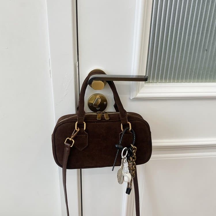 Ladies Vintage Boston Bag Crossbody Bag