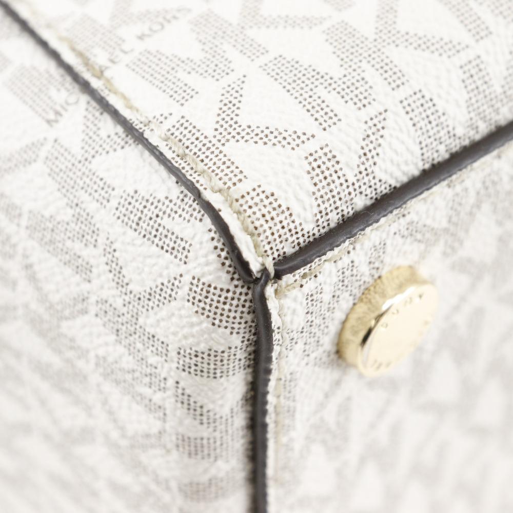 Michael Kors 2WAYShoulder Handbag 35T9GAKS3B off white PVC Women Used