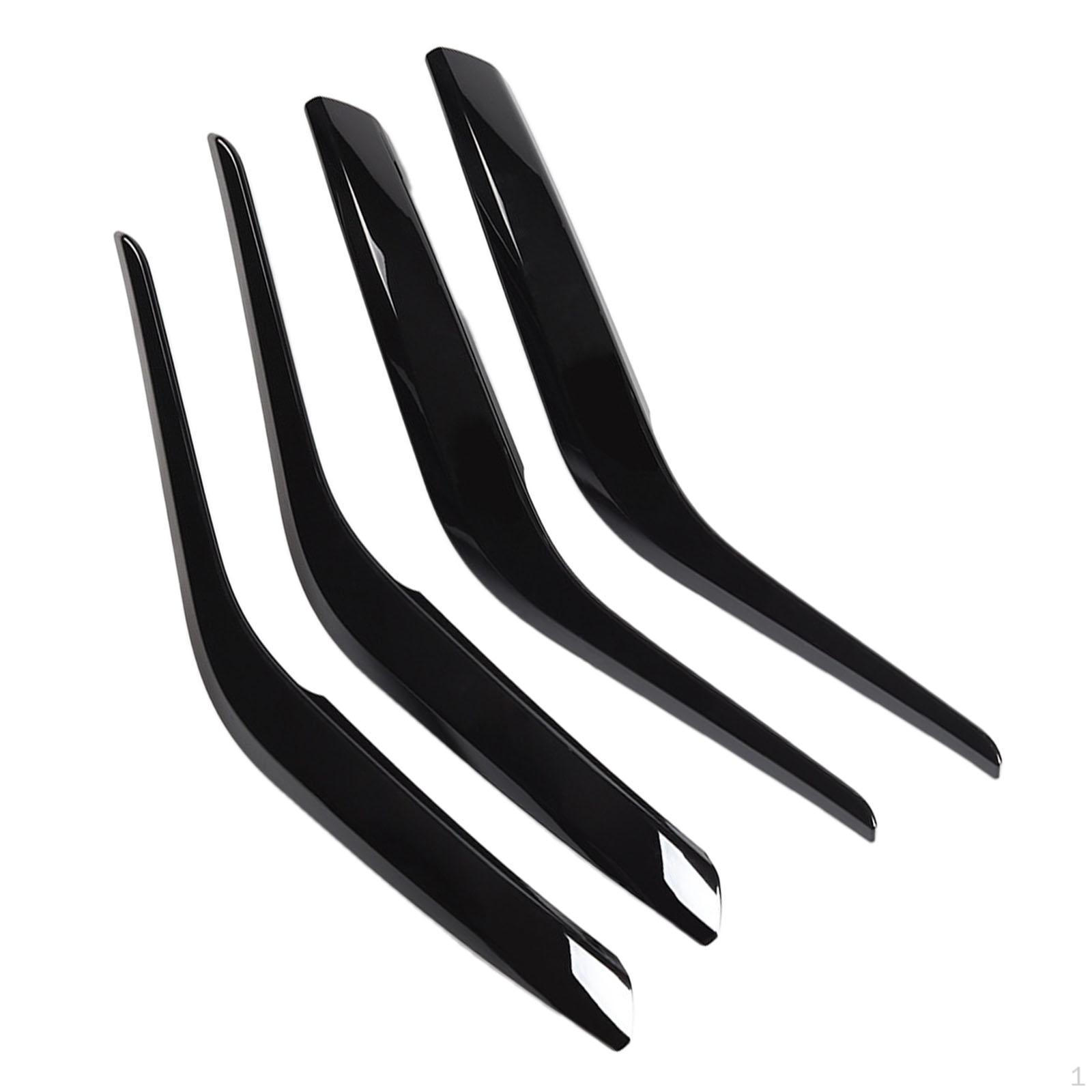 2 Pair Interior Door Handle Cover for x1 E84 Pull Panel Trim Armrest Bracket Stylish Accessory Glossy Black