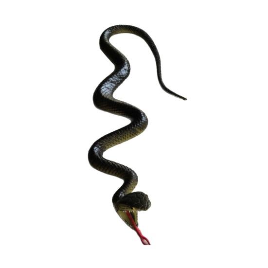 Yousheng Fake Snake Toy, Realistic Rubber Snake with Tongue Out, 17.7-39.4 Inch Lifelike Garden Decor, Bird Deterrent Stress Relief Prank Gift