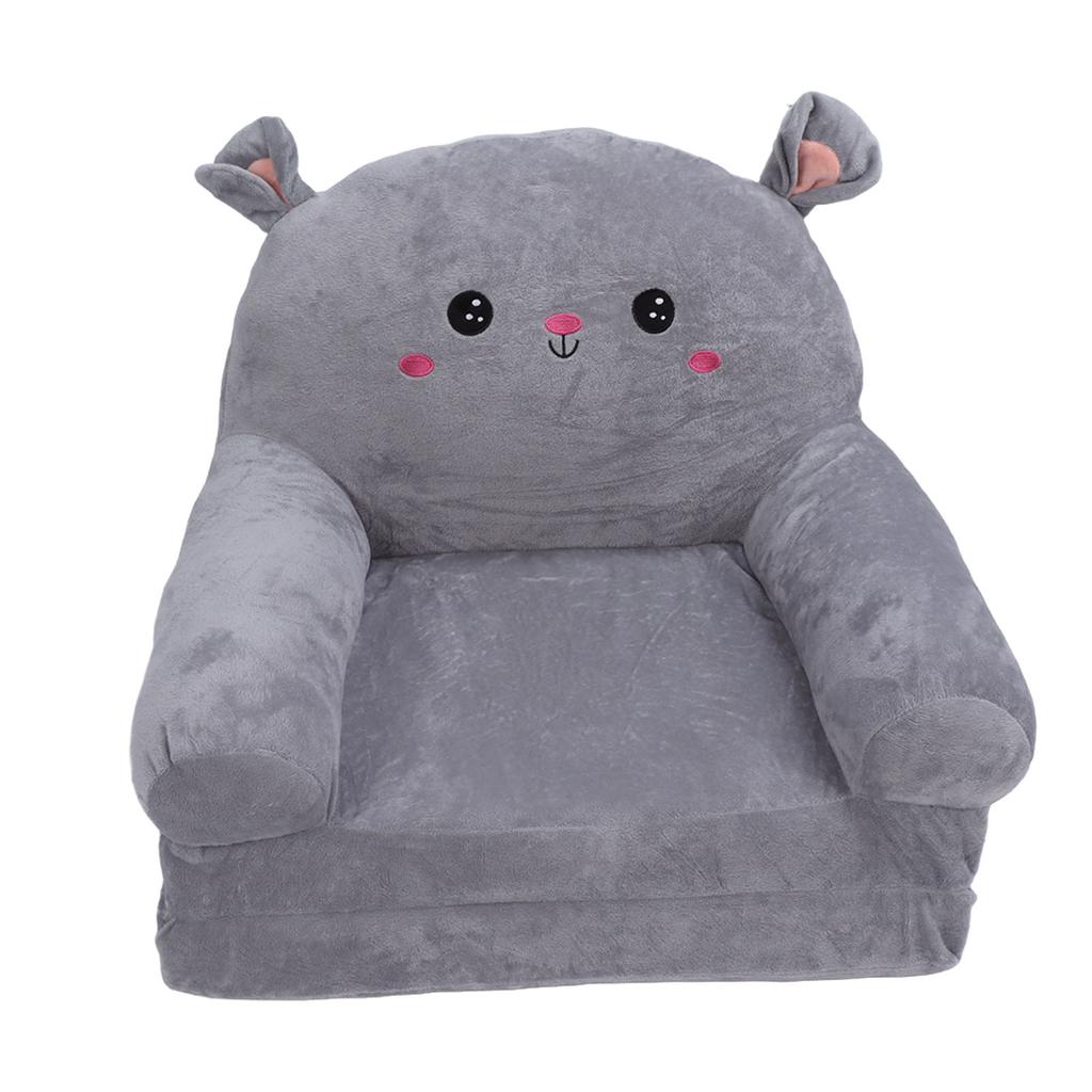 2 in 1 Cartoon Kinder Klappsofa Stoff und Schwamm Belüftet Cartoon Kinder Aufklappsofa für Baby Kinder