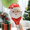 10PCS Christmas Handheld Balloons Santa Snowman Elk Gingerbread Man DIY New Year Merry Christmas Atmosphere Party Decoration ZYF