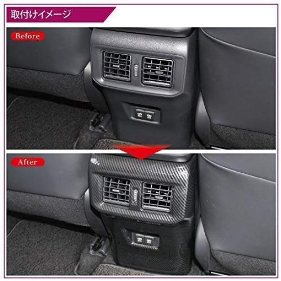 FUKUARE Nový RAV4 řady 50 Kryt klimatizace zadní konzoly Vnitřní panel Vnitřní zakázkové díly 2