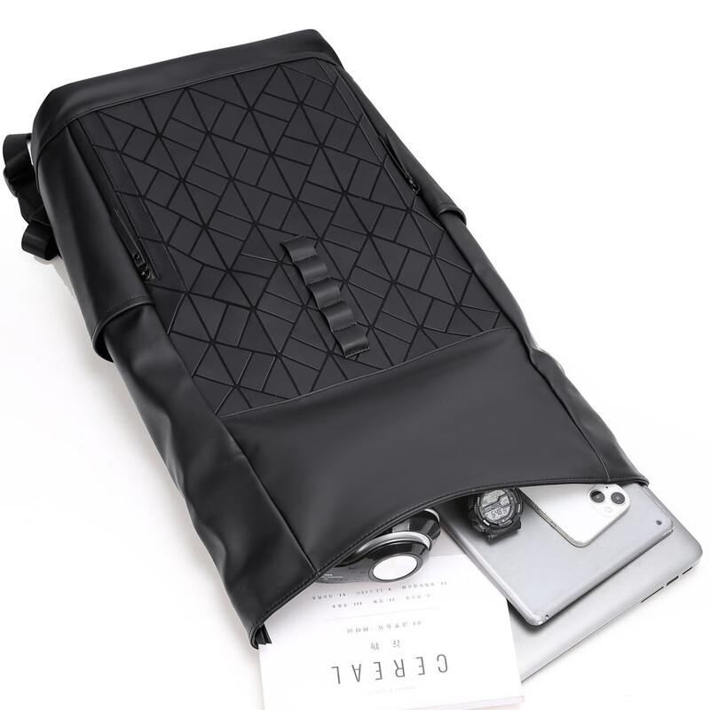 REWELL Men's Geometric Rhombus Fashion Backpack