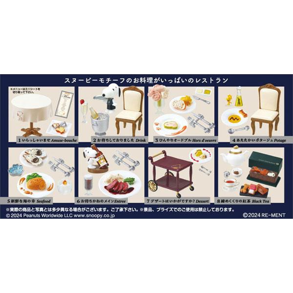 Peanuts SNOOPY’S RESTAURANT 8pc Box In Stock