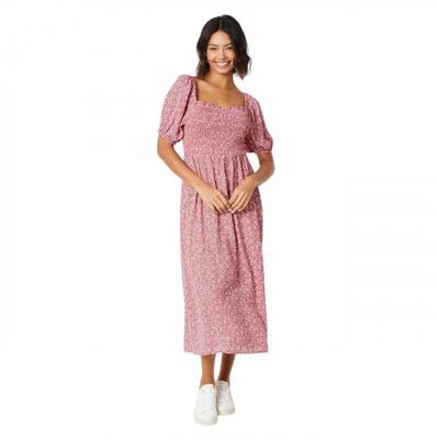 Dorothy Perkins Kadın/Bayan Ditsy Baskılı Korse Midi Elbise