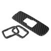 3pcs Window Switch Button Panel Trim Cover Carbon Fiber Decoration Fit for S60 V60RHD