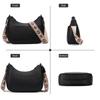 LEEXTON Women's Shoulder Bag, Large Capacity, Wide Strap, Crossbody Bag, Simple and Stylish, Perfect for Commuting, with Adjustable Strap