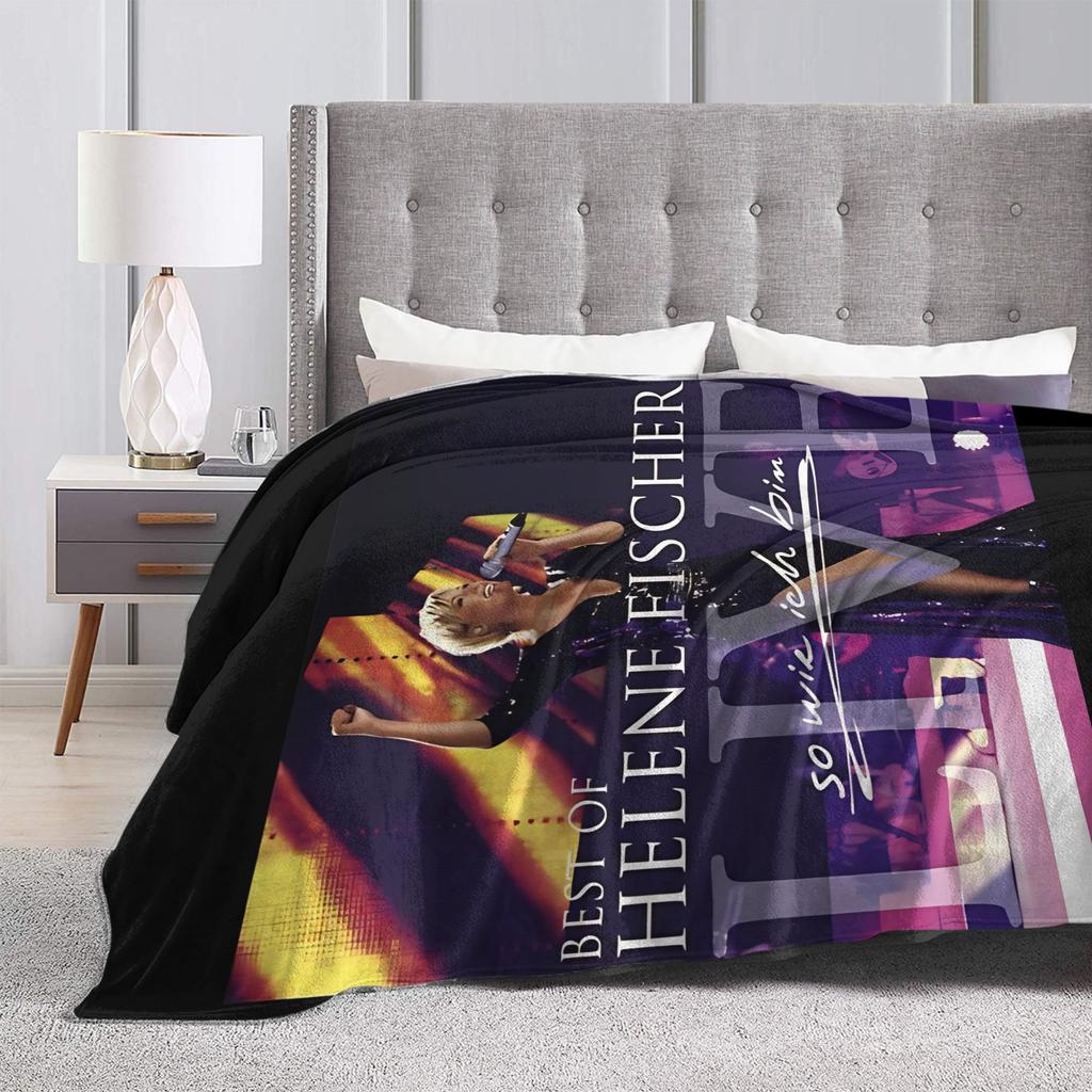 Best Of Helene Fischer So Wie Ich Bin Live-Album Plüschdecke Kinder Flanell Bettwäsche Überwürfe für Sofa Sessel Tagesdecke Geschenk