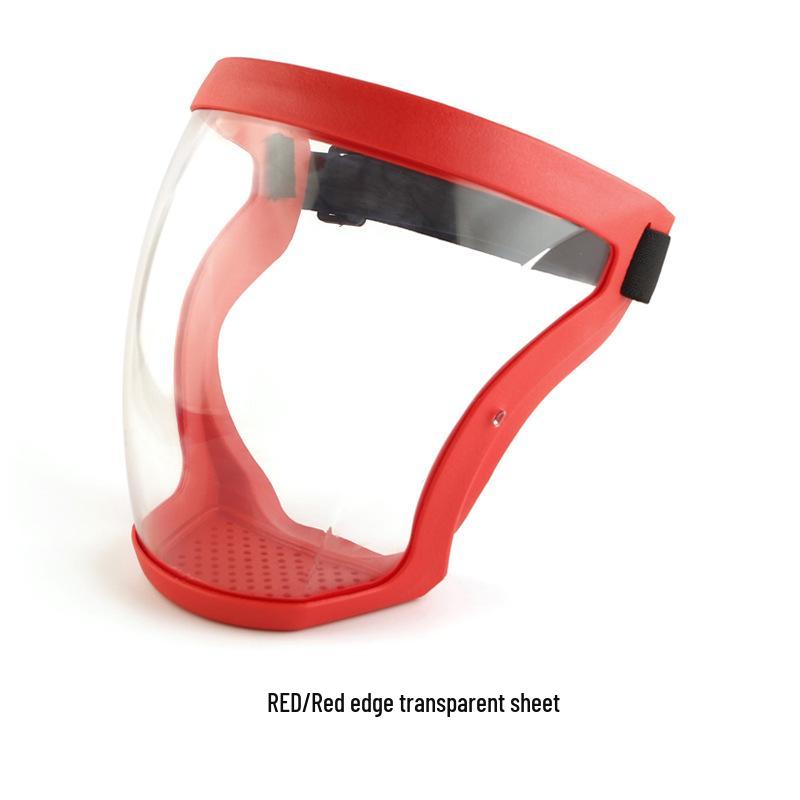 HD Transparent Horse Head Face Shield with Anti-Droplet Goggles, Unisex Headband Style