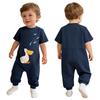 Kleinkind Baby Anpassbarer Strampler Kurzarm Reißverschluss Schrittröhre Zugang zum Füttern für Jungen Mädchen Kleidung für besondere Bedürfnisse