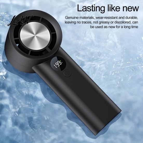 USB Rechargeable Fan Handheld Mini Fan, Portable Cooling with Charging, Quiet Brushless Motor Powerful Airflow for Desk, Outdoor & On-the-Go Use
