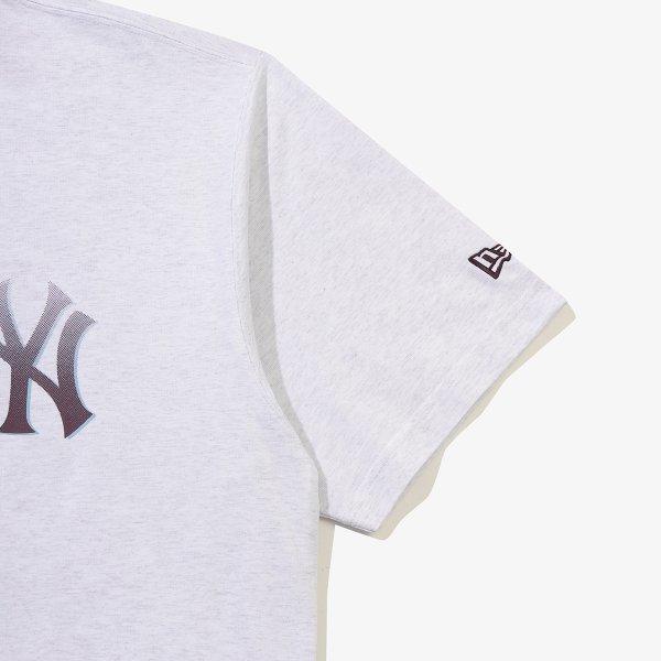 New Era Mlb New York Yankees HalfTone T shirT heaTher Gray 15147537