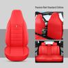 Universal Full Leather Sport Car Seat Cushion Cover - All-Season Fit