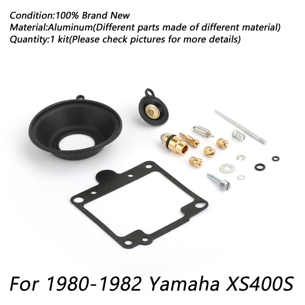 Carburetor Repair Rebuild Kit For Yamaha XS400 SE Special 1980-1982 1981 New