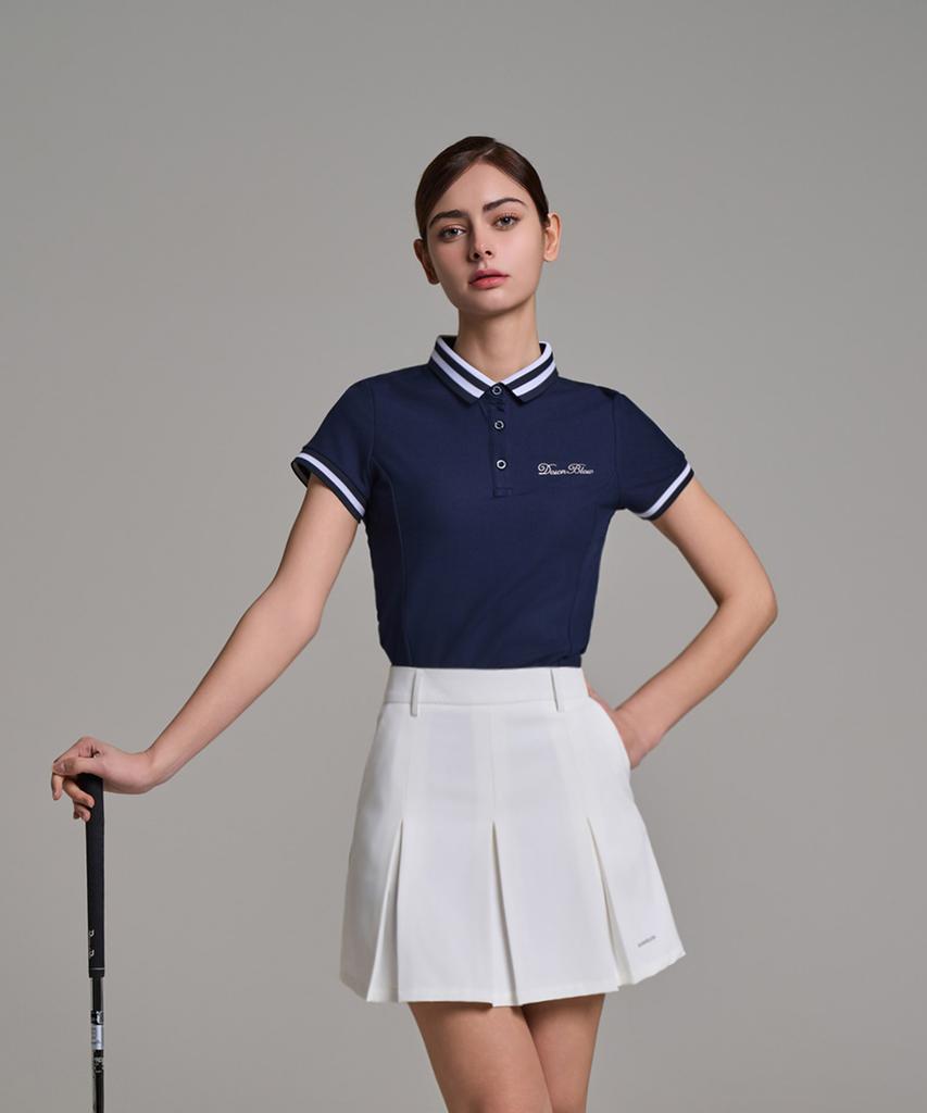 DOWNBLOW Women'S Functional Sports Golf Wear Magic Banding Pleated Skirt Db3204W