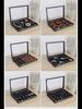 Luxury Buddhist Beads Jewelry Box with Lid: Dustproof Storage for Bracelets, Earrings, and Jade Accessories.