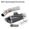 Stainless Steel Modified Exhaust for 300AC/300R/300RR/500 Motorcycles
