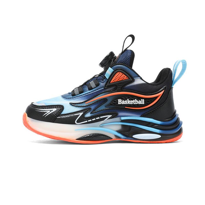 Boys' sports shoes Boys' shoes 2025 new running mesh basketball shoes breathable medium and large children's boys non-slip