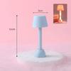 1:12 Dollhouse Miniature Led Night Light Floor Lamp Mini Desk Lamp Home Lighting Model Decor Toy Doll House Accessories
